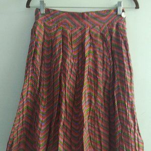 Thai Handmade Pink Pleated Skirt